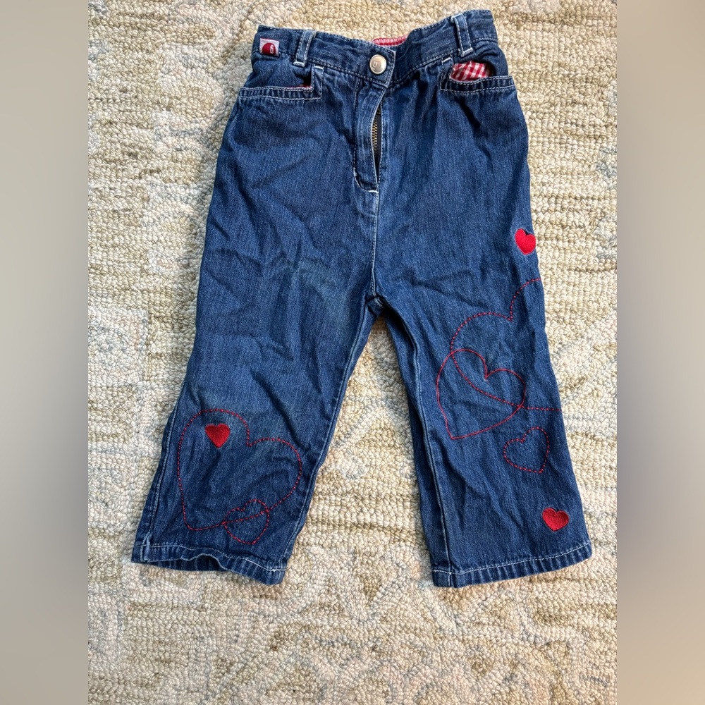 Vintage/Y2K Gymboree embroidered jeans 18-24M
